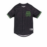 Olmecas de Tabasco Black Neon Pinstripe New Era Baseball Jersey - New Era - 