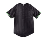 Olmecas de Tabasco Black Neon Pinstripe New Era Baseball Jersey - New Era - 