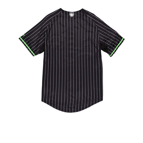 Olmecas de Tabasco Black Neon Pinstripe New Era Baseball Jersey - New Era - 