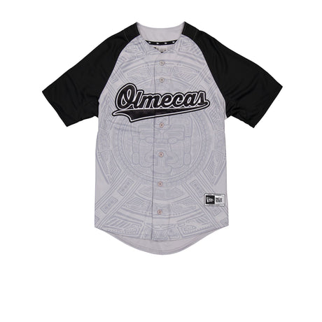 Olmecas de Tabasco Gray & Black New Era Alternate Baseball Jersey - New Era - 