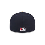 Omaha Storm Chasers Theme Night Golden Spikes Navy 59FIFTY Fitted Hat - New Era - 2346426201