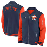 Nike Houston Astros Dugout Jacket - Orange & Navy