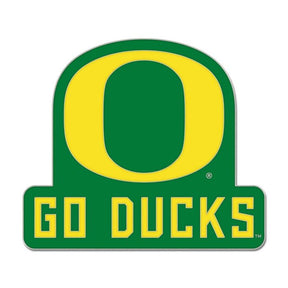 Oregon Ducks Go Ducks Logo Collector Enamel Pin - Wincraft - 3236016529