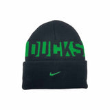 Oregon Ducks On - Field Cuffed Knit Beanie – Black/Green - Nike - 2306652