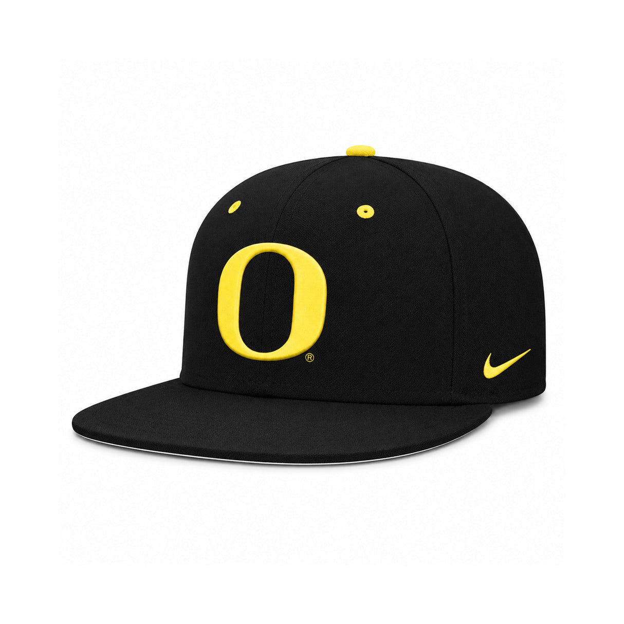 Oregon Ducks On-Field Dri-FIT Black Pro Fitted Hat - Nike - 230530165214