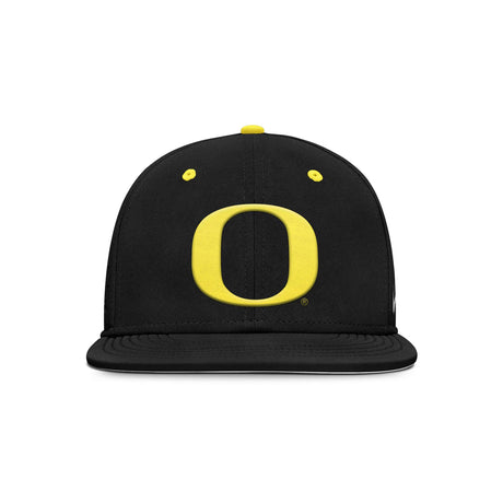 Oregon Ducks On-Field Dri-FIT Black Pro Fitted Hat - Nike - 230530165214