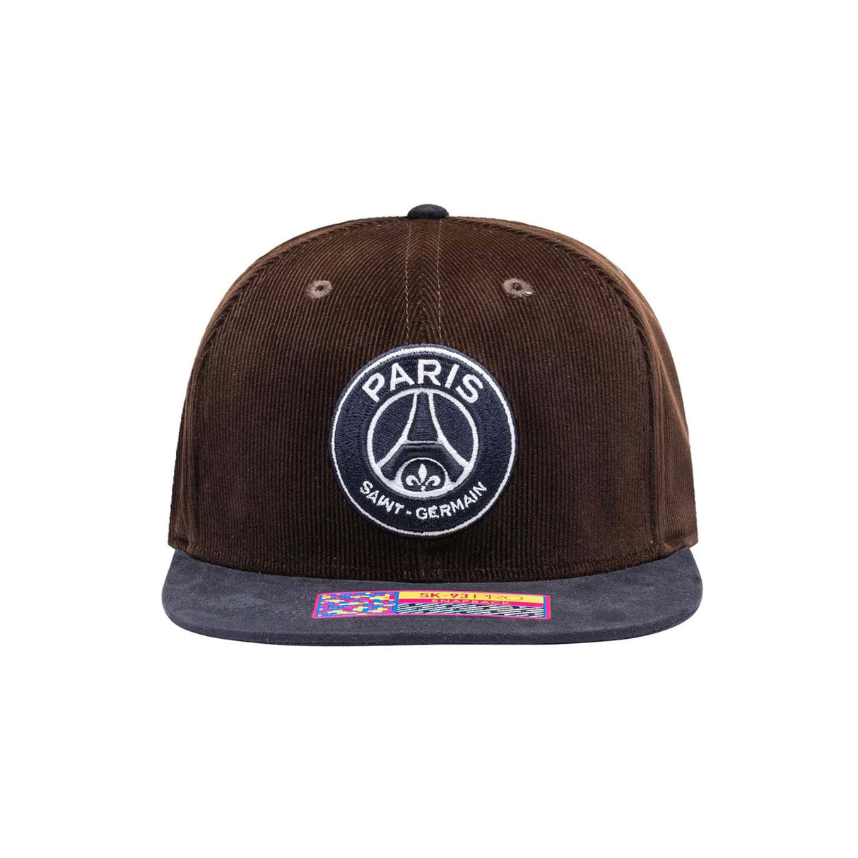 Paris Saint - Germain Brown Corduroy Snapback Hat - Fan Ink - 156207953