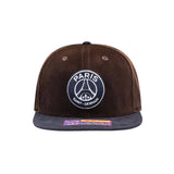 Paris Saint - Germain Brown Corduroy Snapback Hat - Fan Ink - 156207953