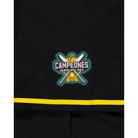 Pericos de Puebla Black & Yellow New Era Button - Up Jersey - New Era - 