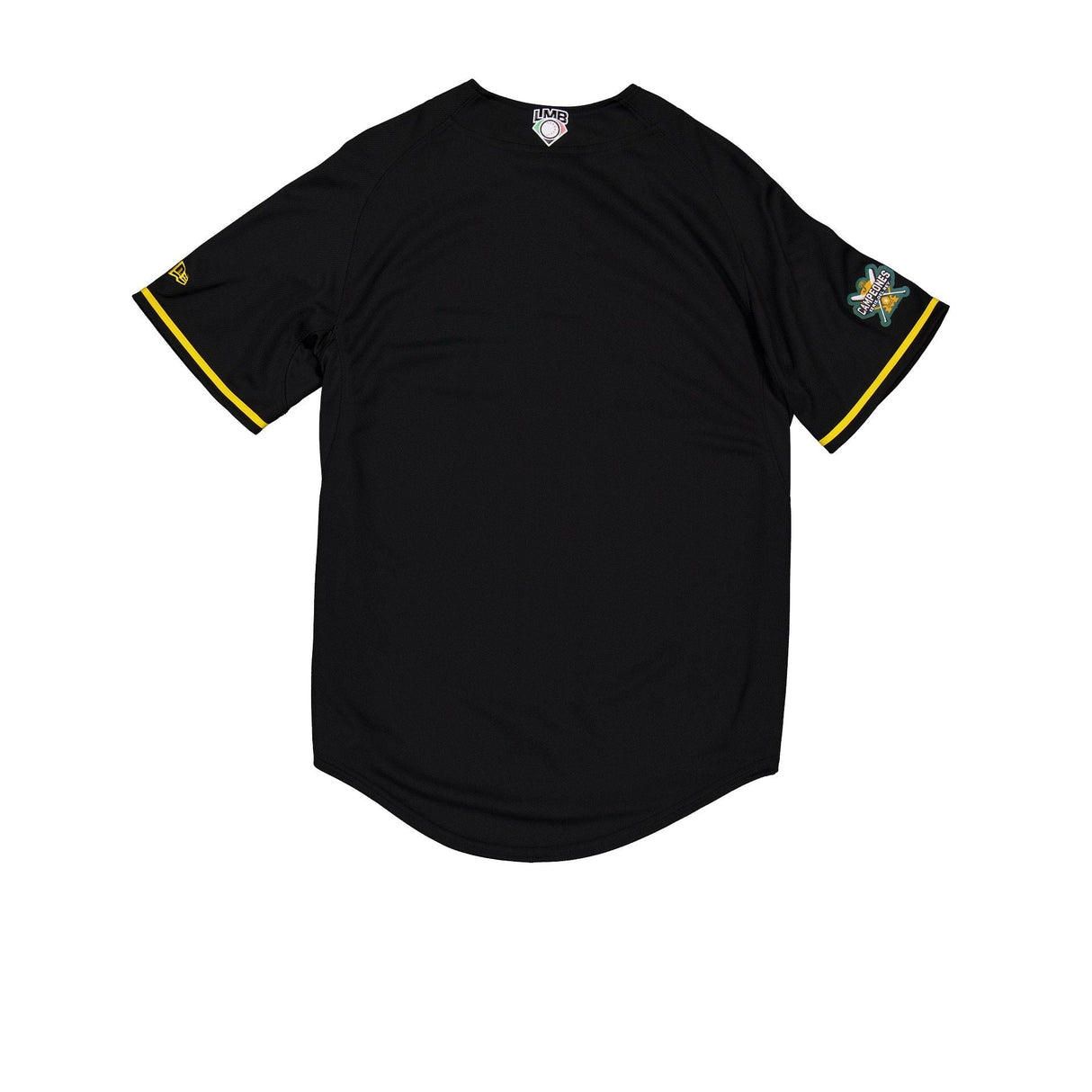 Pericos de Puebla Black & Yellow New Era Button - Up Jersey - New Era - 