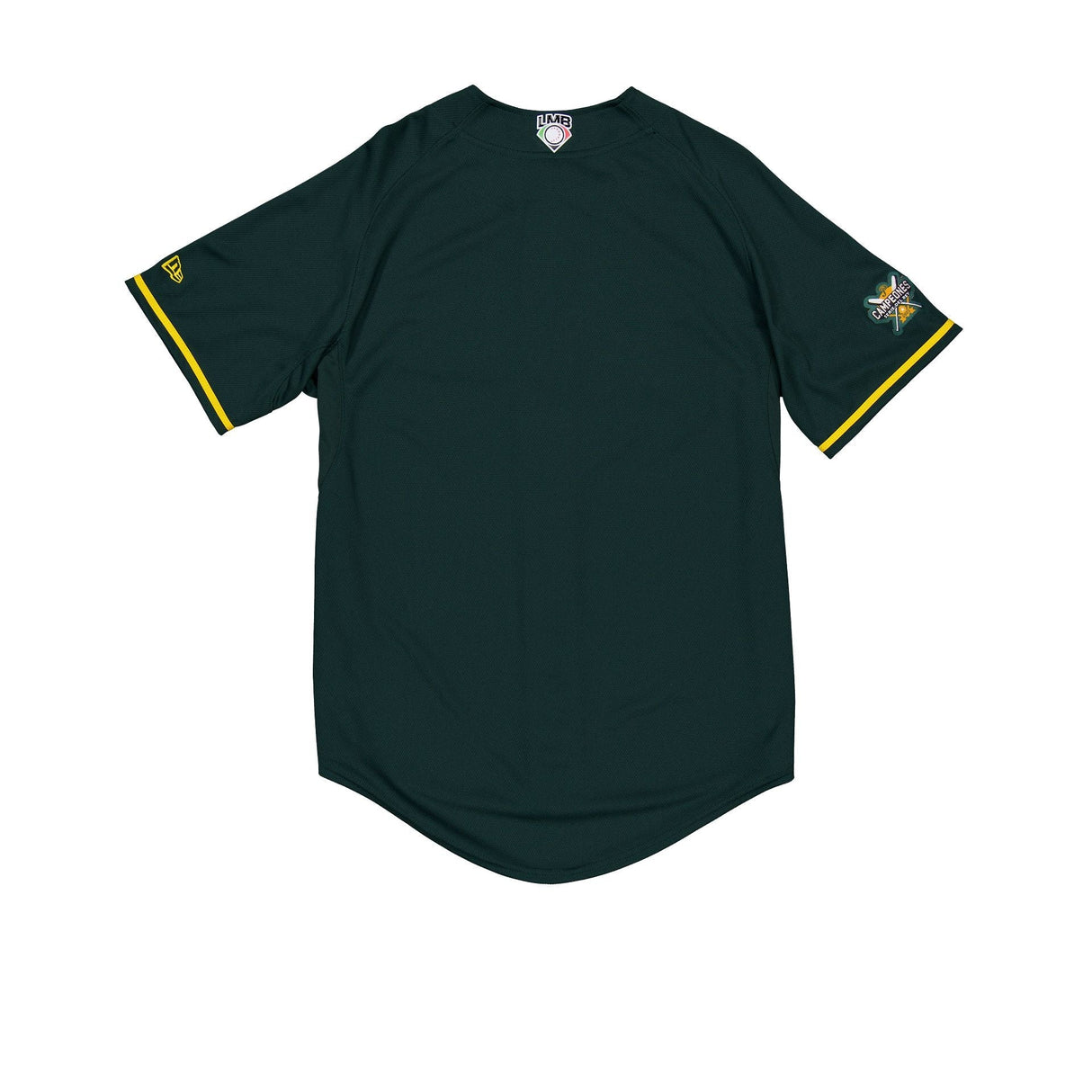 Pericos de Puebla Green & Yellow New Era Home Baseball Jersey - New Era - 