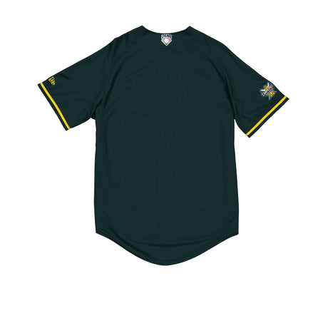Pericos de Puebla Green & Yellow New Era Home Baseball Jersey - New Era - 