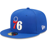 Philadelphia 76ers Royal 3X NBA Finals Champions Pop Sweat 59FIFTY Fitted Hat - New Era - 