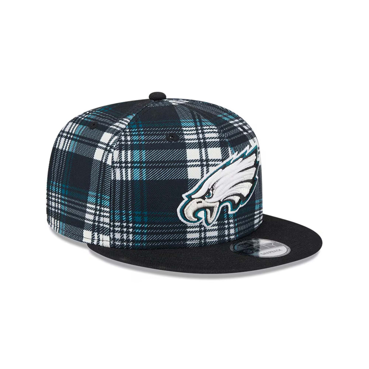 Philadelphia Eagles 2024 Sideline Statement Plaid 9FIFTY Snapback Hat - New Era - 23950911403
