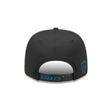 Philadelphia Eagles 2026 NFL Sideline Collection Black 9SEVENTY Stretch-Snap Hat - New Era - 23850511407