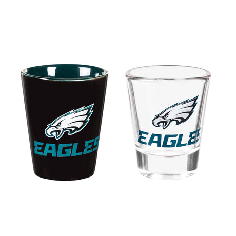 Philadelphia Eagles 4 - Piece Ceramic and Glass 2oz. Shot Glass Set - EG Collective - 801946180197