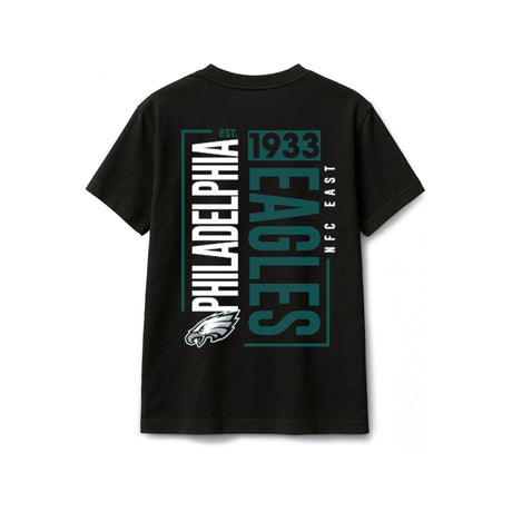 Philadelphia Eagles Black New Era 2 - Hit Boxy T-Shirt - New Era - 
