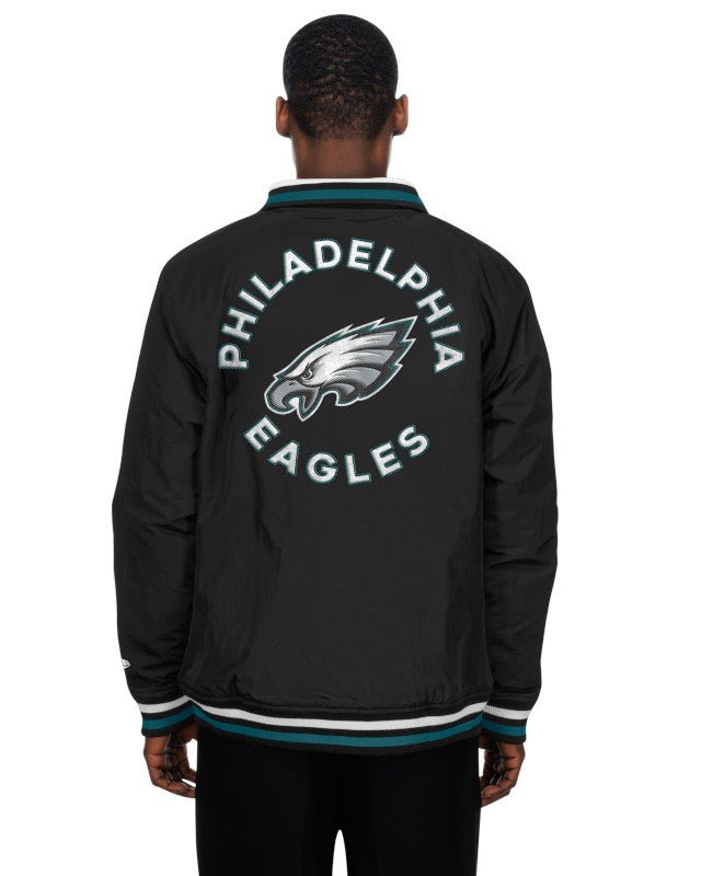 Philadelphia Eagles Black Throwback Jacket - New Era - 
