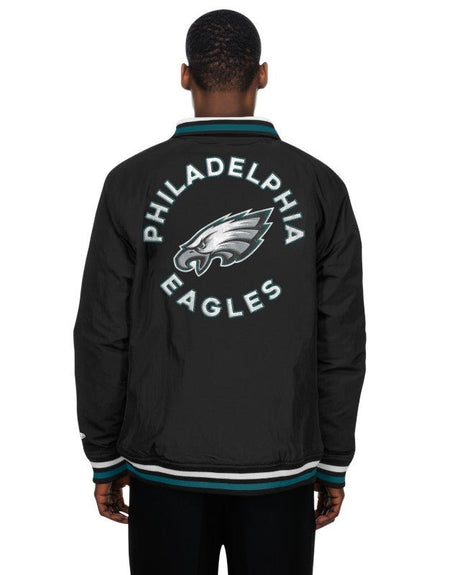 Philadelphia Eagles Black Throwback Jacket - New Era - 