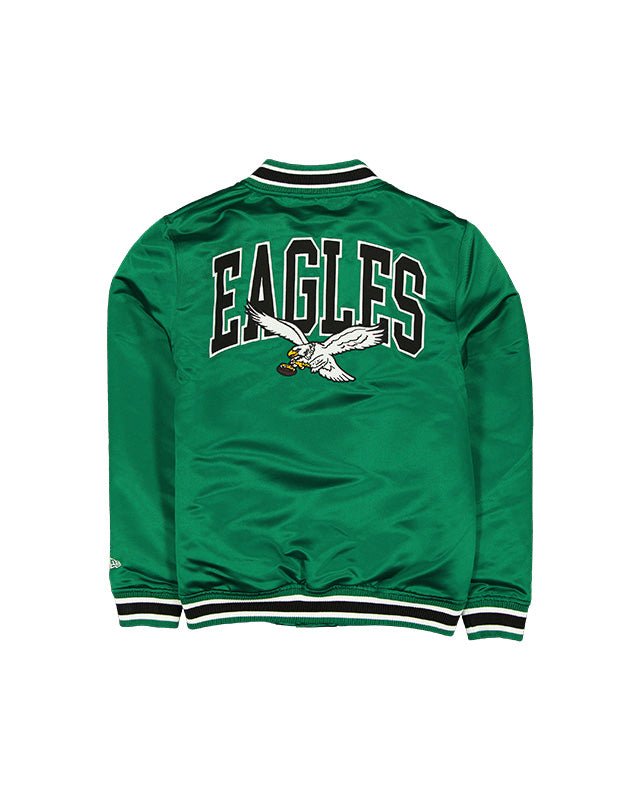 Philadelphia Eagles Green Satin Classics Jacket - New Era - 