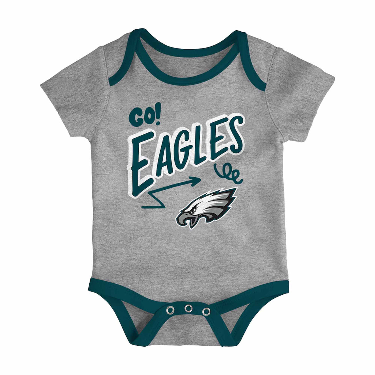 Philadelphia Eagles Infant All Day Play 3 - Piece Bodysuit Set - NFL - 24330111401