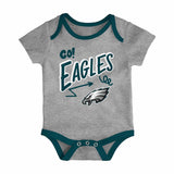 Philadelphia Eagles Infant All Day Play 3 - Piece Bodysuit Set - NFL - 24330111401