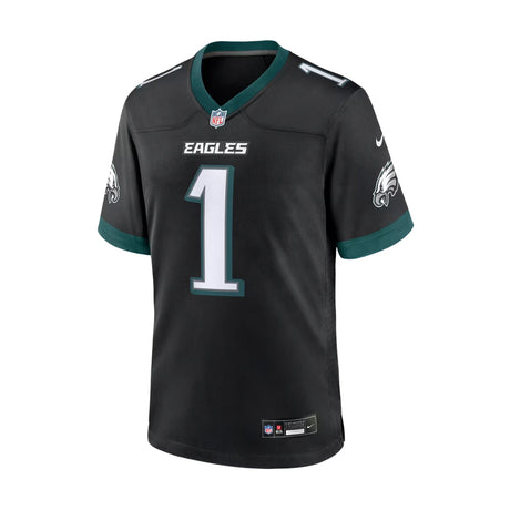 Philadelphia Eagles Jalen Hurts Black Alternate Game Player Jersey - Nike - 2304401114133
