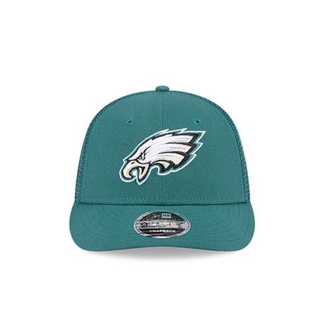 Philadelphia Eagles Midnight Green 9FIFTY Snapback Trucker Hat - New Era - 23850211401