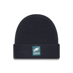 Philadelphia Eagles Navy Cuffed Knit Beanie - New Era - 