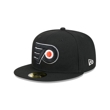 Philadelphia Flyers Team Black 59Fifty Fitted Hat - New Era - 23500531301