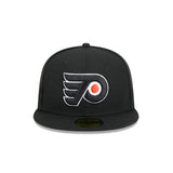 Philadelphia Flyers Team Black 59Fifty Fitted Hat - New Era - 23500531301