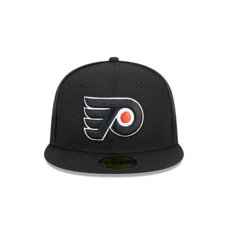 Philadelphia Flyers Team Black 59Fifty Fitted Hat - New Era - 23500531301