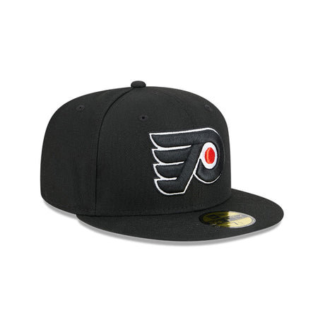 Philadelphia Flyers Team Black 59Fifty Fitted Hat - New Era - 23500531301
