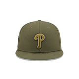 Philadelphia Phillies Armed Forces Day Olive 59FIFTY Fitted Hat - New Era - 37090242003