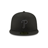 Philadelphia Phillies Black & Gray 59FIFTY Fitted Hat - New Era - 23863542001