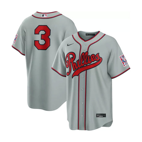 Philadelphia Phillies Bryce Harper 2026 Field of Dreams Gray Stadium Jersey - Nike - 235905420109
