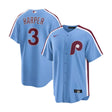 Philadelphia Phillies Bryce Harper Light Blue Alternate Player Replica Jersey - Nike - 23320142001