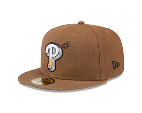 Philadelphia Phillies Canvas Camel 59FIFTY Fitted - New Era - 