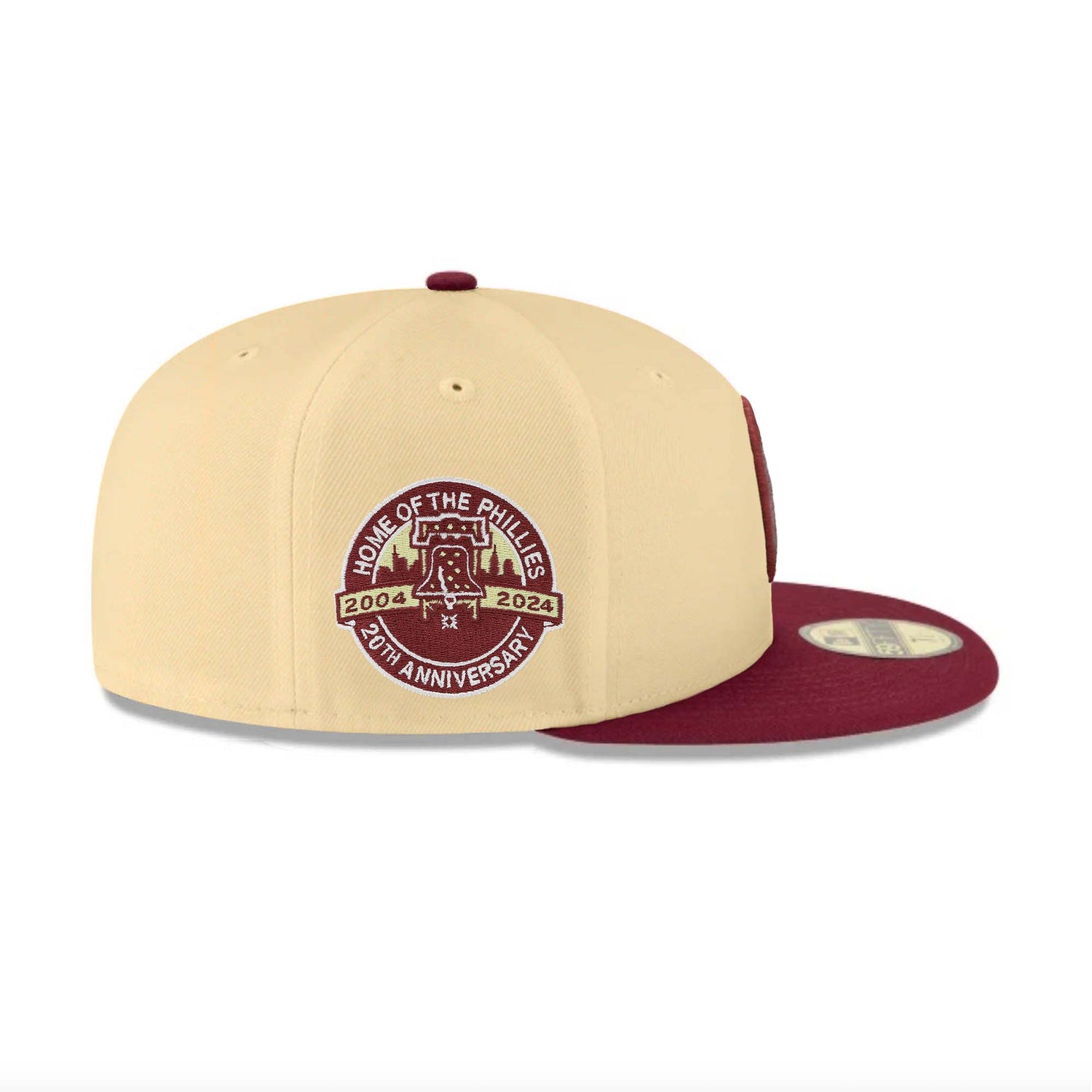 Philadelphia Phillies " Gold & Glory " Vintage 20th Anniversary Patch 59FIFTY Fitted Hat - New Era - 