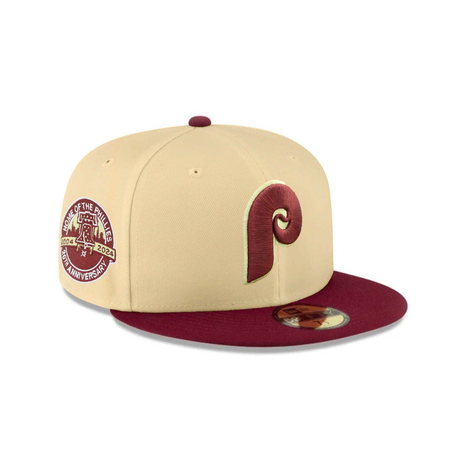 Philadelphia Phillies " Gold & Glory " Vintage 20th Anniversary Patch 59FIFTY Fitted Hat - New Era - 
