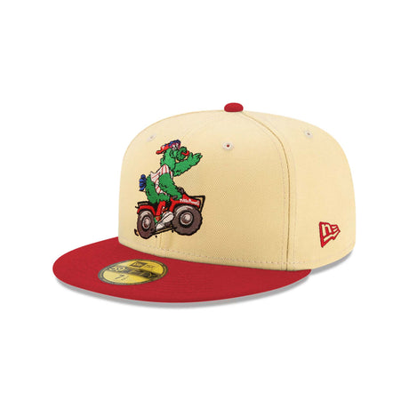 Philadelphia Phillies Mascot 59FIFTY Fitted - Beige & Navy - New Era - 