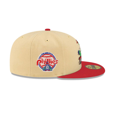 Philadelphia Phillies Mascot 59FIFTY Fitted - Beige & Navy - New Era - 