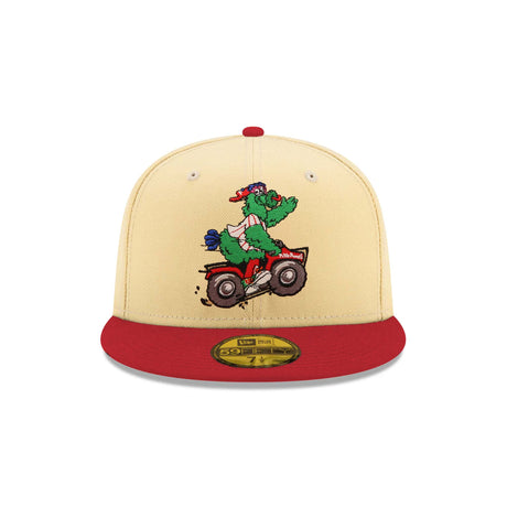 Philadelphia Phillies Mascot 59FIFTY Fitted - Beige & Navy - New Era - 