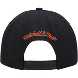 Phoenix Suns Black Hardwood Classics Essentials Snapback Hat - Mitchell & Ness - 