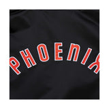 Phoenix Suns Black Hardwood Classics Vintage Logo Black Full - Zip Bomber Jacket - Mitchell & Ness - 22030322601