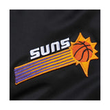 Phoenix Suns Black Hardwood Classics Vintage Logo Black Full - Zip Bomber Jacket - Mitchell & Ness - 22030322601