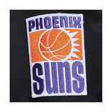 Phoenix Suns Black Hardwood Classics Vintage Logo Black Full - Zip Bomber Jacket - Mitchell & Ness - 22030322601