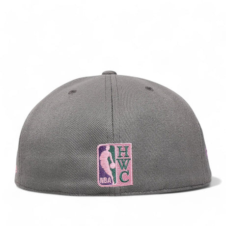 Phoenix Suns Gray Hardwood Classics 25th Anniversary Fitted Hat - Mitchell & Ness - 