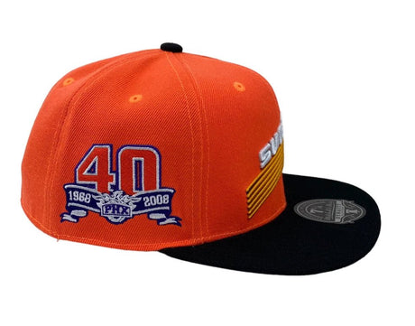 Phoenix Suns Orange/Black Hardwood Classics Dynasty Fitted Hat - Mitchell & Ness - 