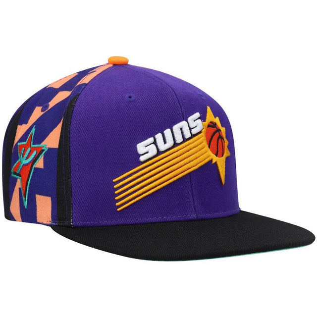 Phoenix Suns Purple/Black 1995 All - Star Game Hardwood Classics Snapback Hat - Mitchell & Ness - 
